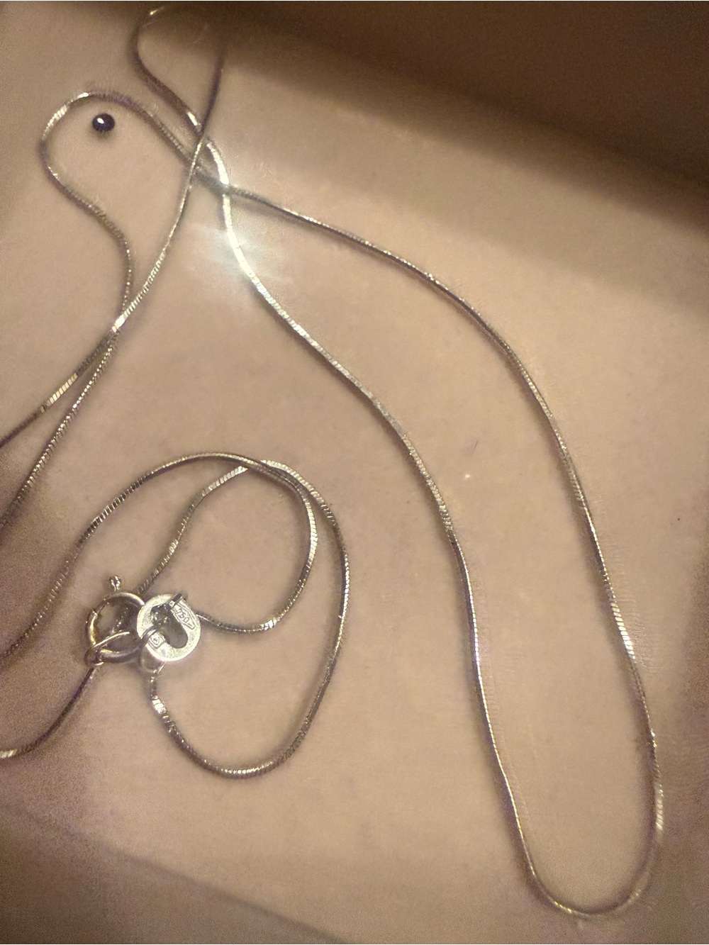 Italian 18 k gold necklace